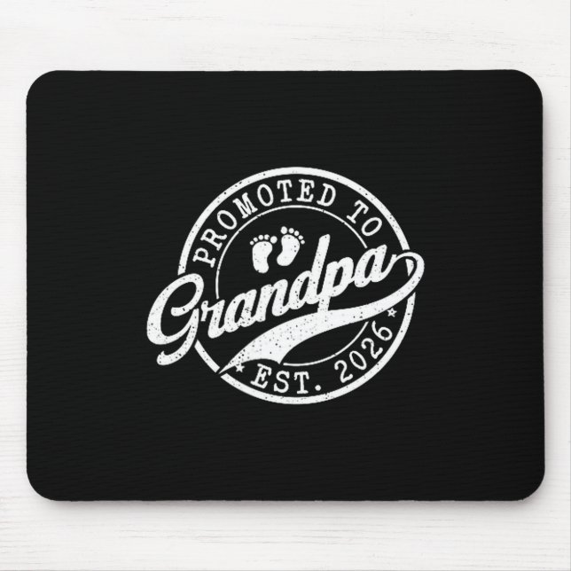 Mousepad Grandpa Est 2026 Announcement Promoted To Grandpa  (Frente)