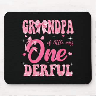 Mousepad Grandpa of Little Miss Onederful 1st Birthday Girl