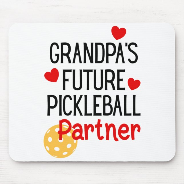 Mousepad Grandpa S Future Ckleball Partner Granhild Toddler (Frente)
