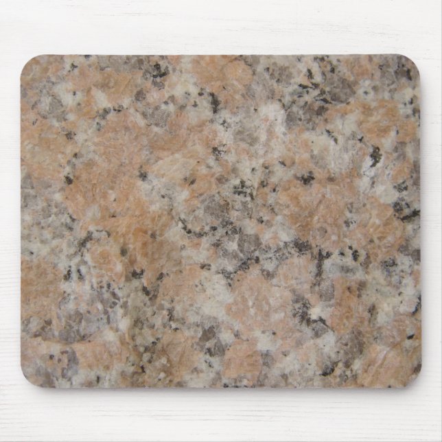 Mousepad Granito cor-de-rosa (Frente)