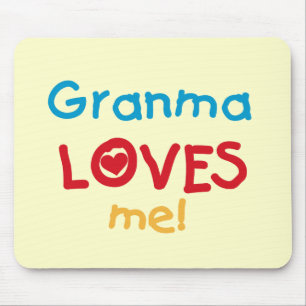 Mousepad Granma me ama T-shirts e presentes