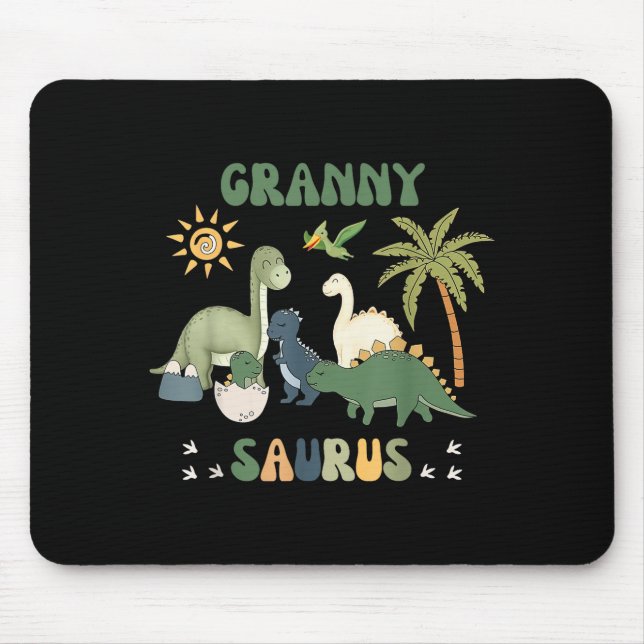 Mousepad Grannysaurus T Rex Dinosaur Granny Saurus Family M (Frente)