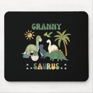 Mousepad Grannysaurus T Rex Dinossauro Vovó Saurus Família 