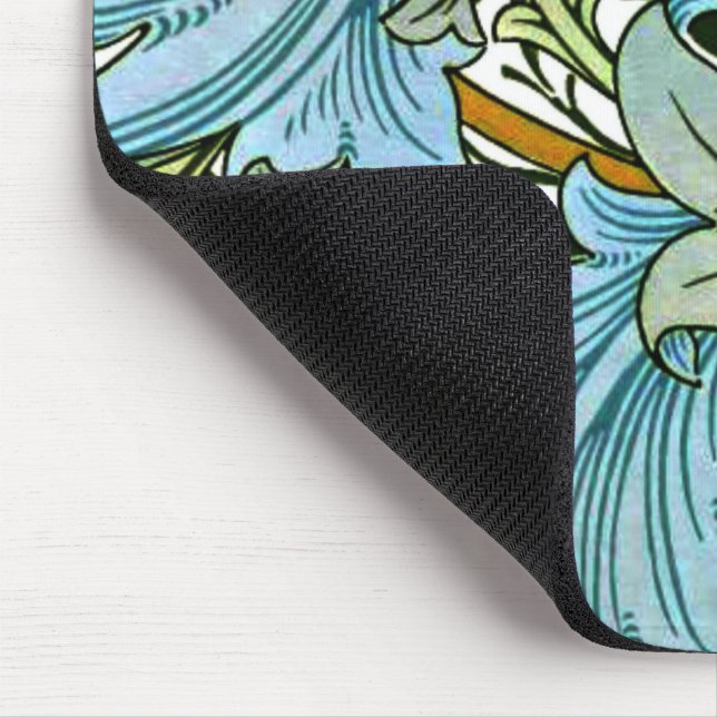 Mousepad Granville, vintage do padrão William Morris. (Canto)