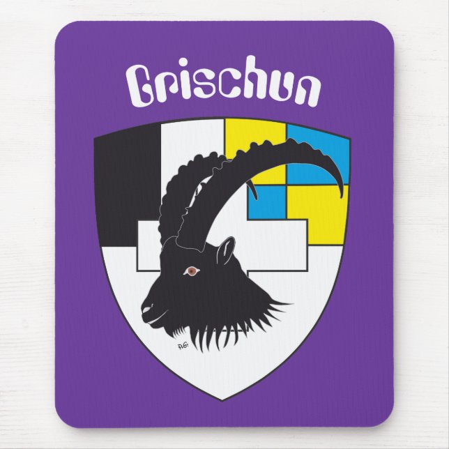 Mousepad Graubünden Schweiz Mausmatte (Frente)
