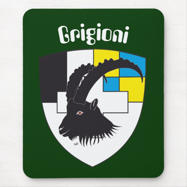 Mousepad Graubünden Schweiz Mausmatte (Frente)