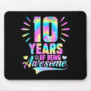 Mousepad Gravata-dye de 10 anos de aniversário 10 anos send