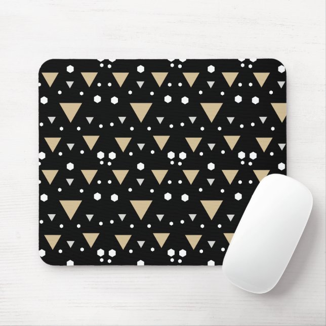 Mousepad Gravata Midnight Geometry Luxe (Com mouse)