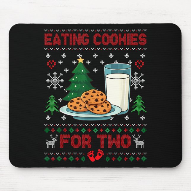Mousepad Gravidez Nova Mamãe Bebê Grávida Natal Casais  (Frente)