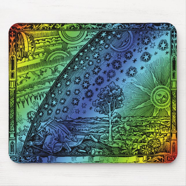 Mousepad Gravura Flammarion Céu e Terra (Frente)