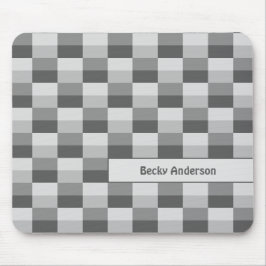 Mousepad Gray Shades Color Blocks