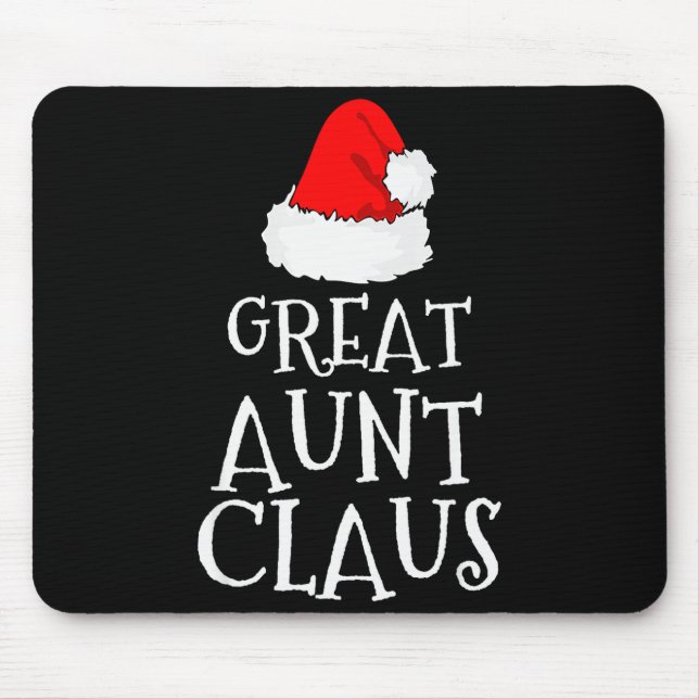 Mousepad Great Aunt Claus Christmas Santa's Pajama Family M (Frente)