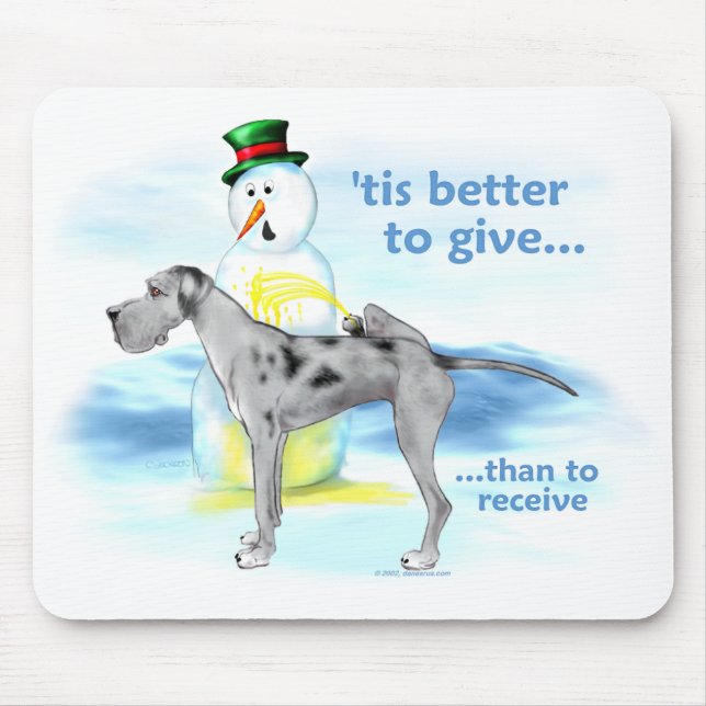 Mousepad Great Dane BTG Merle UC (Frente)