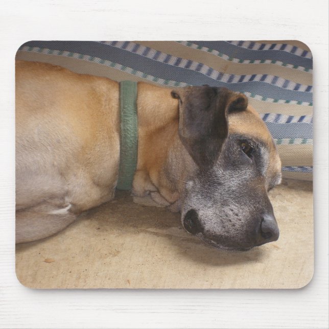 Mousepad Great dane doce grande (Frente)