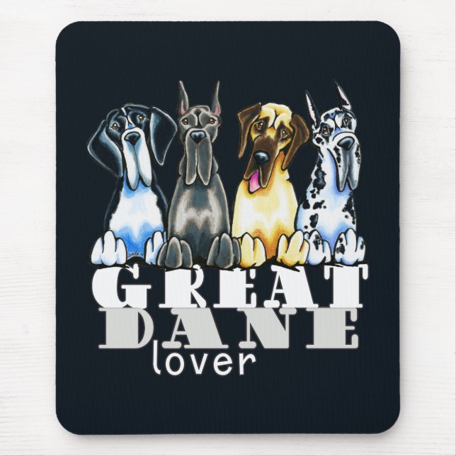 Mousepad Great Dane Lover (Frente)