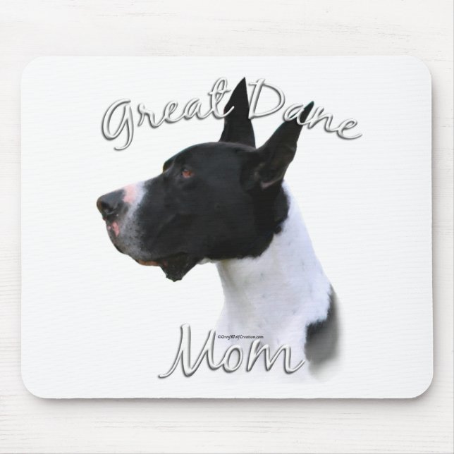 Mousepad Great Dane (manta) Mãe 2 (Frente)