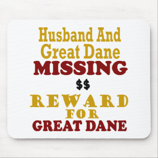 Mousepad Great dane & recompensa faltante do marido para