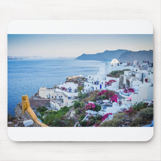 Mousepad Grécia da Vila Oia Santorini (Frente)