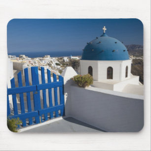 Mousepad Grécia e Ilha Grega de Santorini a partir do