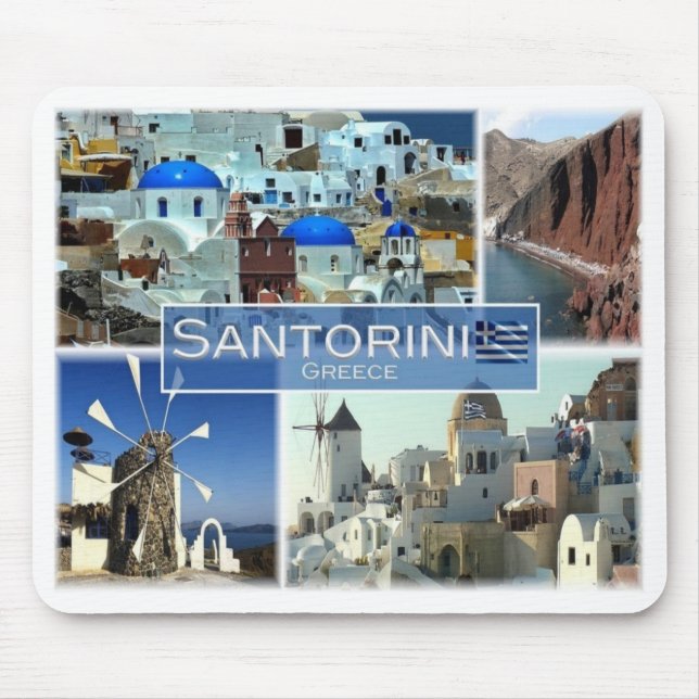 Mousepad Grécia GR - Santorini - (Frente)
