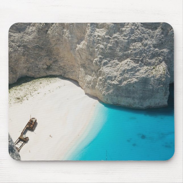 Mousepad GRÉCIA, Ilhas Jônicas, ZAKYNTHOS, NAUFRÁGIO (Frente)