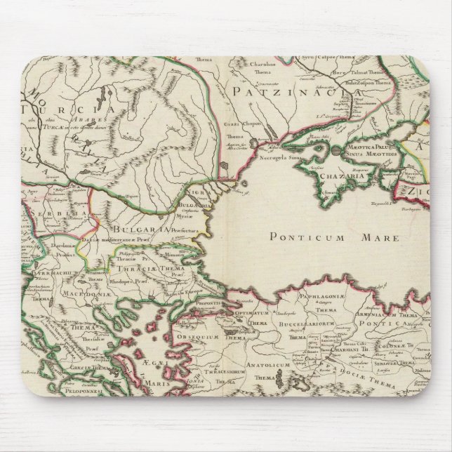 Mousepad Grécia, Turquia, Europa (Frente)