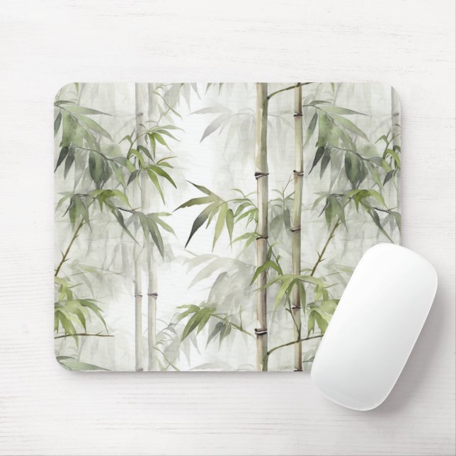 Mousepad Green Bamboo (Com mouse)