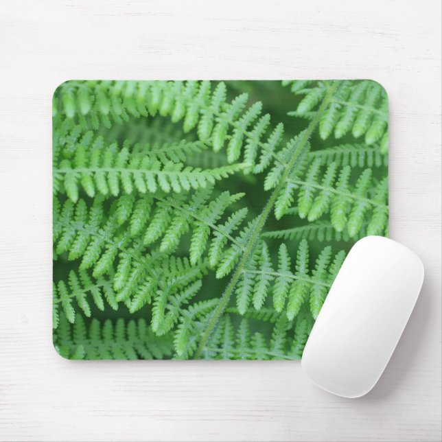 Mousepad Green Ferns Nature (Com mouse)