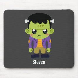 Mousepad Green Frankenstein Monster Halloween
