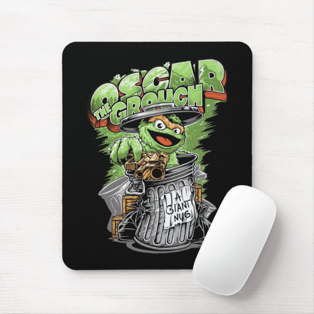 Mousepad Green Garbage Monster  (Com mouse)