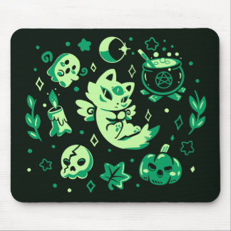 Mousepad Green Halloween Vibes