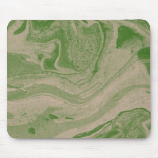 Mousepad Green marble, a little everyday luxury