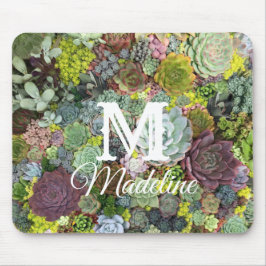 Mousepad Greenery Succulents