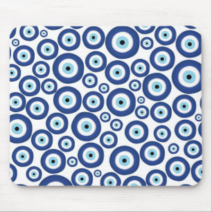 Mousepad Grego Mati Mataki - teste padrão de olho mau #1 d
