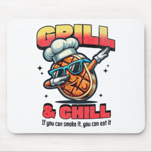 Mousepad Grelha E Arrefecimento De Comida Funny Churrasco G