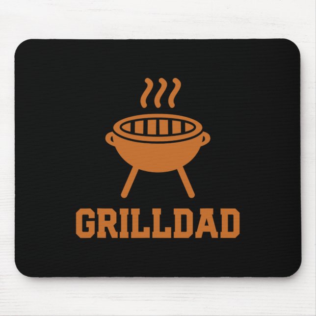 Mousepad Grelhador Churrasco Grill Daddy Master Bbq Churras (Frente)