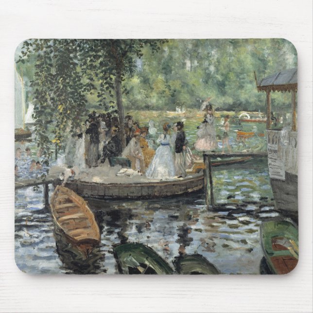 Mousepad Grenouillere Renoir Impressionista Pintura (Frente)