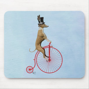 Mousepad Greyhound em Red Penny Farthing