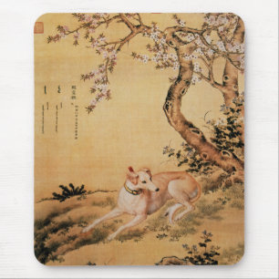 Mousepad ~Greyhound Giuseppe Castiglione de Shanxing Wolf~