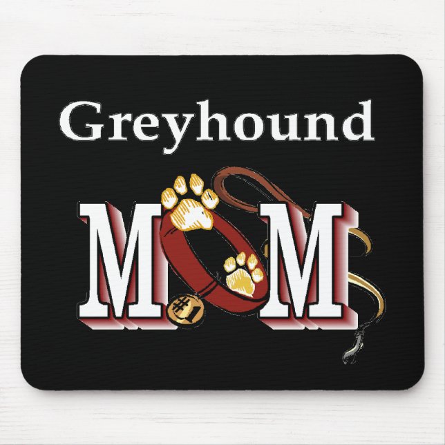 Mousepad Greyhound MOM Gifts (Frente)