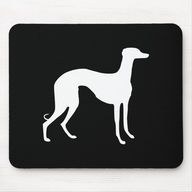 Mousepad Greyhound Silhouette (Frente)