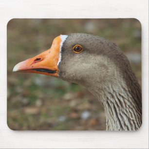 Mousepad Greylag Swan Goose Cross
