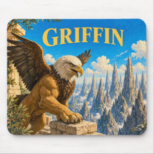 Mousepad Griffin, Monstro de Fantasia Gótica