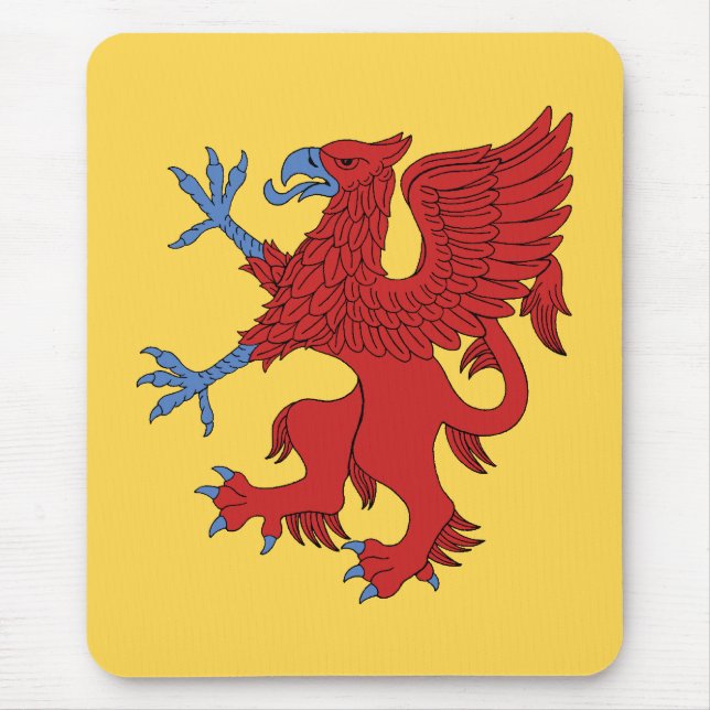 Mousepad Griffin Rampant Gules (Frente)