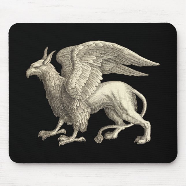 Mousepad Grifo medieval do renascimento (Frente)