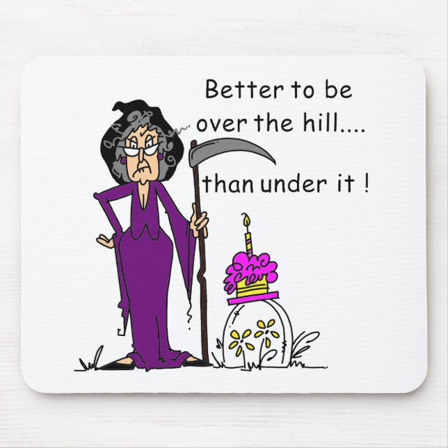 Mousepad Grim Reaper Birthday Humor (Frente)