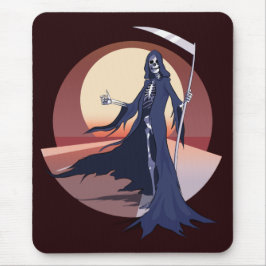 Mousepad Grim Reaper Hitchhiking