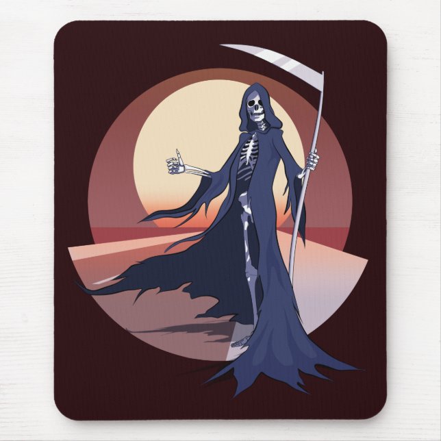 Mousepad Grim Reaper Hitchhiking (Frente)