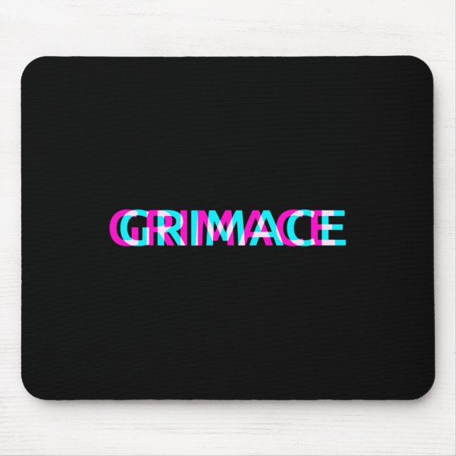 Mousepad Grimace Edgy Aestético Grunge Emo Pastel Hall Góti (Frente)