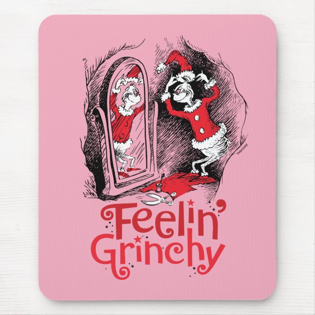Mousepad Grinch | Sentindo-se um Grinch (Frente)